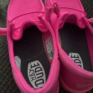 Hey Dude Pink Sneakers Casual Slip-On